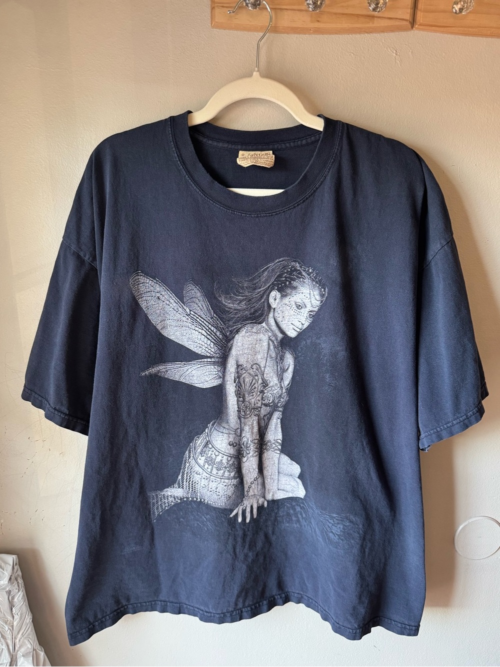 Vintage The Mountain Fairy Graphic T-Shirt XL Faded Fairycore Whimsigoth Tee